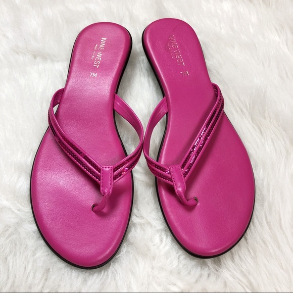 Nine West Shoes - 🌿 Nine West Yvette Pink Sparkle Sandals